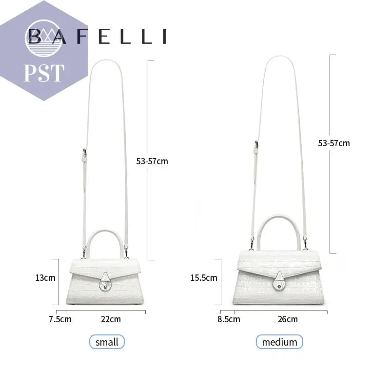 BAFELLI 2025 NEW WOMEN'S HANDBAG SUMMER FASHION TRENDING CASUAL LUXURY BRAND LEATHER ORIGINAL DESIGNER FEMALE OFFICE PURSE PST PS Tradings Umhängetasche PST PS Tradings PST PS Tradings BAFELLI 2025 NEW WOMEN'S HANDBAG SUMMER FASHION TRENDING CASUAL LUXURY BRAND LEATHER ORIGINAL DESIGNER FEMALE OFFICE PURSE Umhängetasche