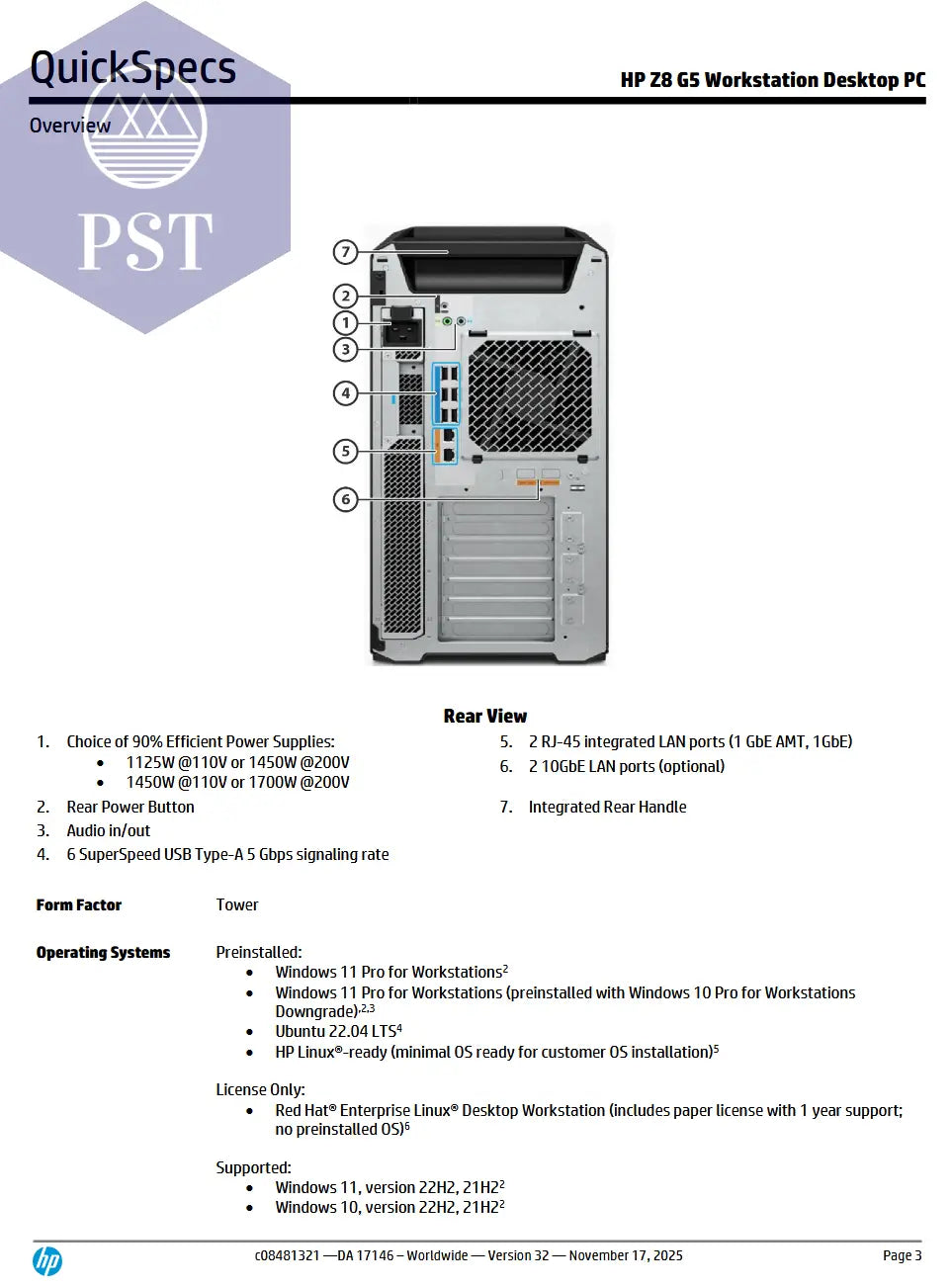 HP Z8 G5 Workstation PST PS Tradings Workstation Workstation HP Z8 G5 Workstation