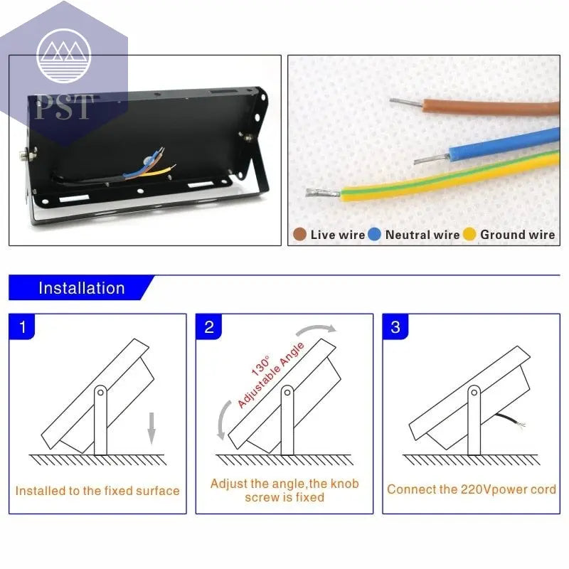 Outdoor Waterproof Bright Spotlight PST PS Tradings