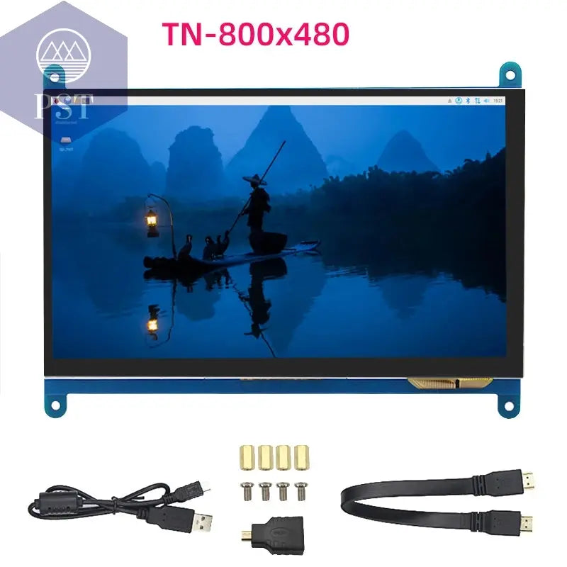 7-Zoll-Touchscreen Raspberry Pi 5 kapazitives HDMI-kompatibles TFT-LCD für Orange Pi 5 Plus 3B RPI 5 4B 3B+ PC Windows AIDA64  Computer & Office - Security & Protection - Video Surveillance - CCTV Accessories     PST PS Tradings