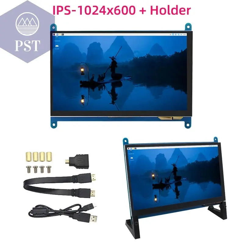 7-Zoll-Touchscreen Raspberry Pi 5 kapazitives HDMI-kompatibles TFT-LCD für Orange Pi 5 Plus 3B RPI 5 4B 3B+ PC Windows AIDA64  Computer & Office - Security & Protection - Video Surveillance - CCTV Accessories     PST PS Tradings