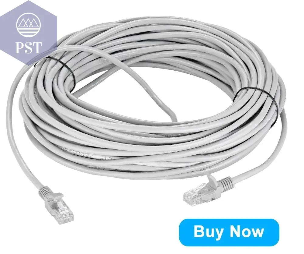 CCTV RJ45 Cable Ethernet Surveillance Camera DC Power Cat5 Internet Network LAN Cord POE  IP Camera Wifi Connection - PST PS Tradings