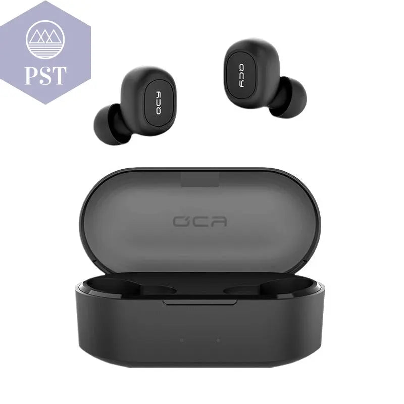 Dual Microphone Bluetooth Earphones with Charging Box       PST PS Tradings