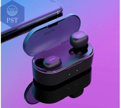 Dual Microphone Bluetooth Earphones with Charging Box       PST PS Tradings