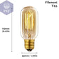 Edison Bulb E27 220V 40W ST64 A19 T45 G80 G95 G125 Incandescent Filament Bulb Lighting Retro Edison Light Bulb       PST PS Tradings