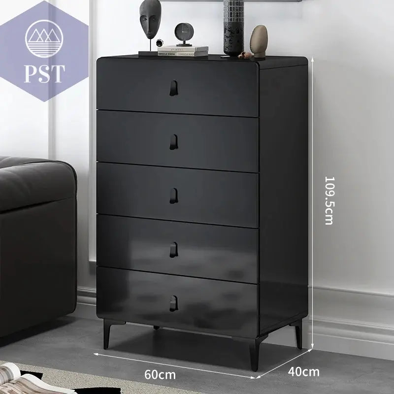 Elegante Minimalist Kommode für Ihr Zuhause PST PS Tradings  PST PS Tradings Black-5drawer PST PS Tradings