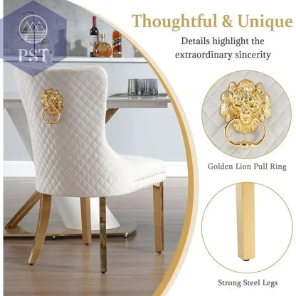 Elegantes Stuhl Set weiß - 2er Stuhl Set PST PS Tradings Stuhlset PST PS Tradings  PST PS Tradings