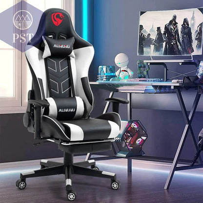 Ergonomischer Gaming Stuhl mit Fußstütze PST PS Tradings Möbel PST PS Tradings  PST PS Tradings