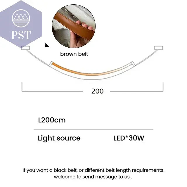 Exklusive LED Pendelleuchte 120-200 cm Design PST PS Tradings  PST PS Tradings L200cm-Neutral-light PST PS Tradings