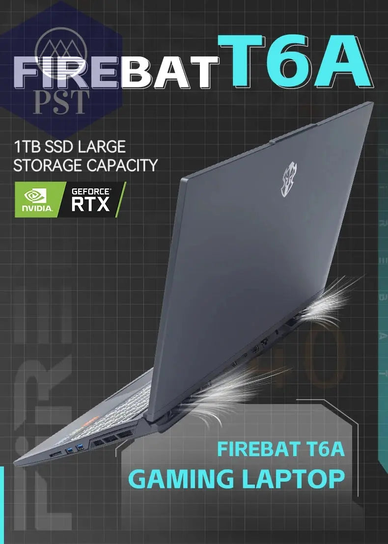 Gaming Laptop FIREBAT T6A 16 Zoll Intel i7 RTX 4060 PST PS Tradings  PST PS Tradings 32GB-RAM-1TB-SSD-EU-Intel-I7-12650H PST PS Tradings Gaming Laptop FIREBAT T6A 16 Zoll Intel i7 RTX 4060