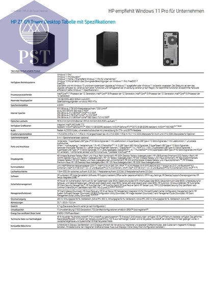 HP Z1 G9 TWR Intel Core i9-14900 32GB 1TB SSD NVIDIA RTX 4060 8GB W11P PST PS Tradings Computer PST PS Tradings  PST PS Tradings HP Z1 G9 TWR Intel Core i9-14900 32GB 1TB SSD NVIDIA RTX 4060 8GB W11P Computer