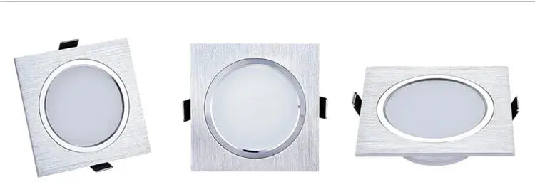 2,5 zoll Downlight LED 6w 9w 12w 220v Natur Weiß Quadratische Einbau LED Lampe Spot Licht für Wohnzimmer Foyer Schlafzimmer Küche       PST PS Tradings