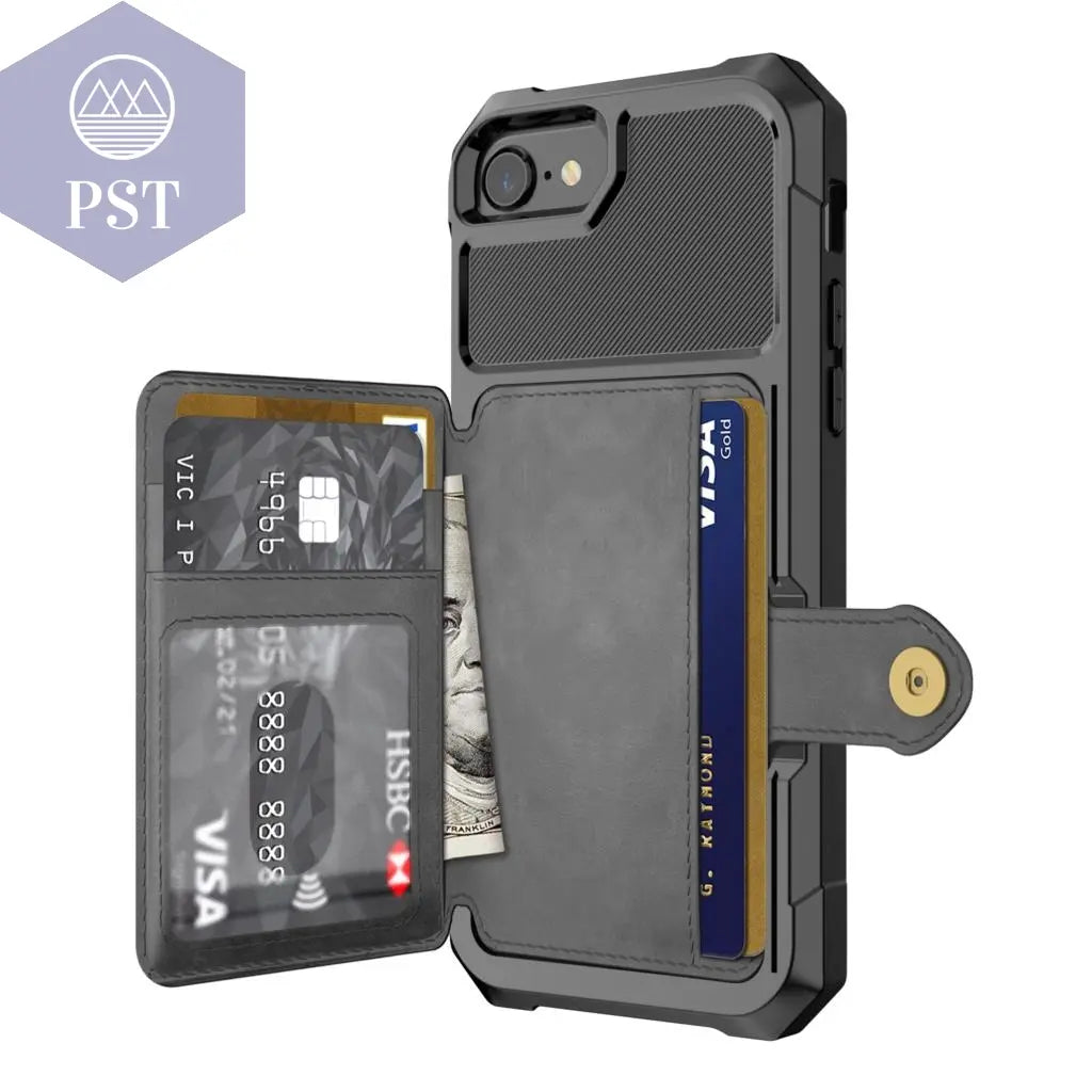 Hard Protective Wallet Case for iPhone       PST PS Tradings