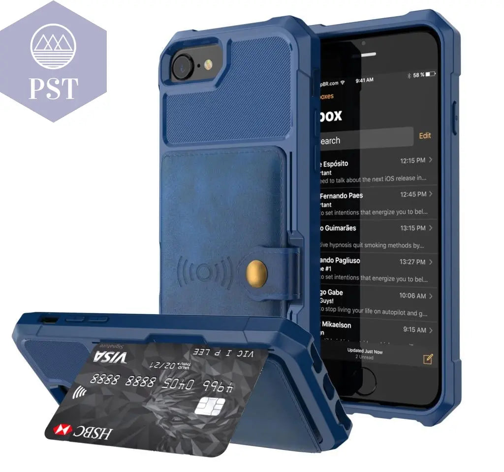 Hard Protective Wallet Case for iPhone       PST PS Tradings