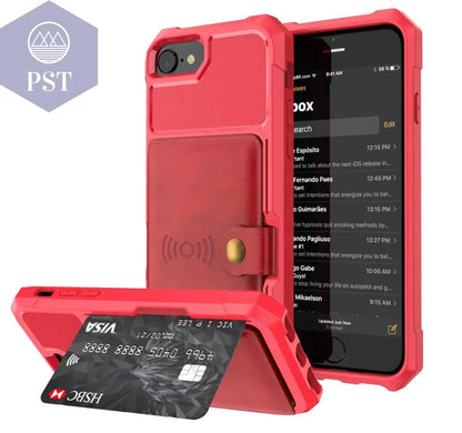 Hard Protective Wallet Case for iPhone       PST PS Tradings