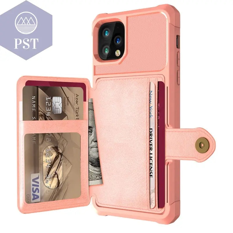 Hard Protective Wallet Case for iPhone       PST PS Tradings