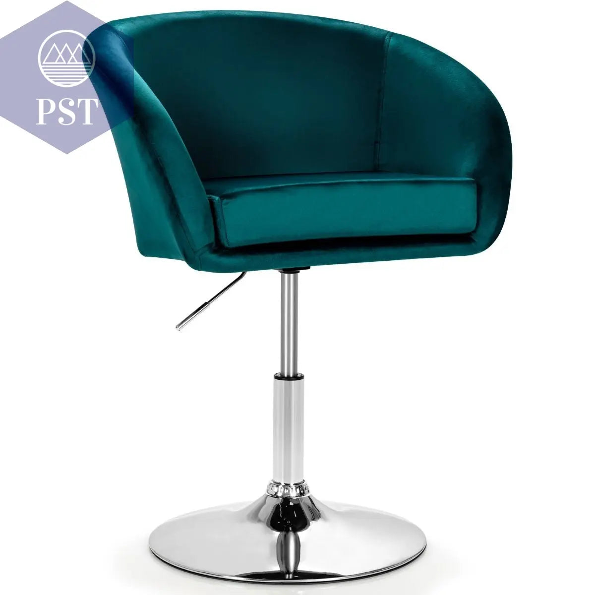 Höhenverstellbarer Barhocker SAMT Akzentstuhl Sitzgelegenheit °Drehbarer Polsterstuhl Cocktailchair PST PS Tradings Stühle Hocker PST PS Tradings Default-Title PST PS Tradings Höhenverstellbarer Barhocker SAMT Akzentstuhl Sitzgelegenheit °Drehbarer Polsterstuhl Cocktailchair Stühle Hocker