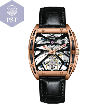 Hollowed Fashion Automatik Herren Uhr Skeletton Armbanduhr PST PS Tradings  PST PS Tradings Bronze PST PS Tradings Hollowed Fashion Automatik Herren Uhr Skeletton Armbanduhr