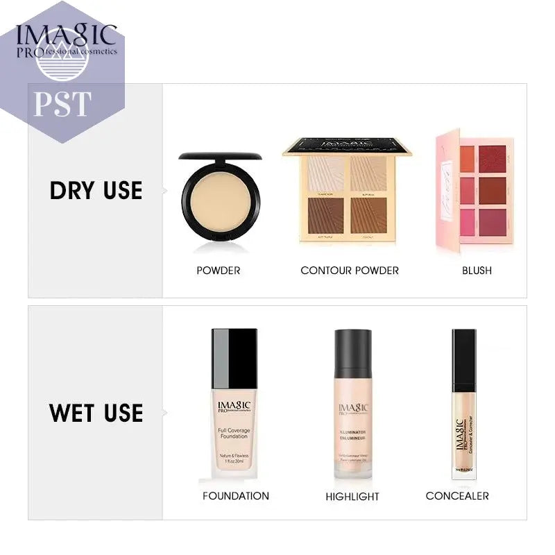 IMAGIC 6 color concealer makeup facial primer facial contour liquid concealer foundation eye make up - PST PS Tradings