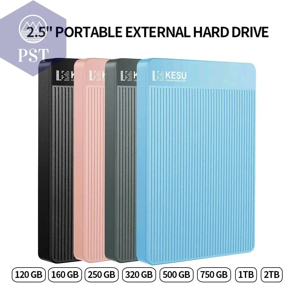 KESU HDD 2.5" Portable External Hard Drive disk 1tb /320gb/500gb USB3.0 Storage Compatible for notebook PC Desktop жесткий диск - PST PS Tradings