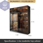 Kleiderschrank Modul Schrank Ankleide für Schlafzimmer Glasschrank PST PS Tradings Möbel PST PS Tradings 120x60x260cm PST PS Tradings