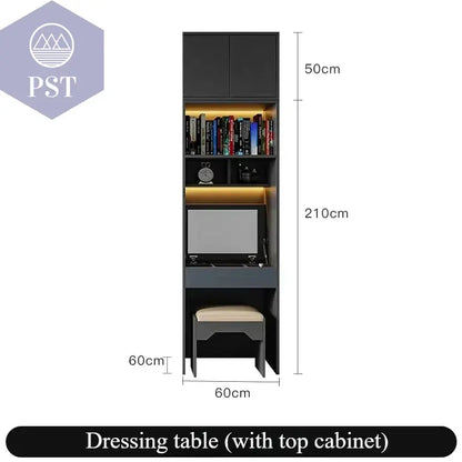 Kleiderschrank Modul Schrank Ankleide für Schlafzimmer Glasschrank PST PS Tradings Möbel PST PS Tradings 60x60x260cm PST PS Tradings