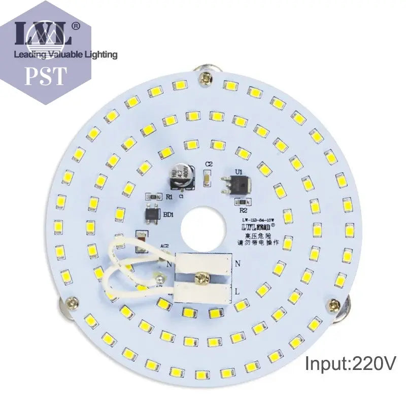 LED Panel Light 10W 18W 25W 40W No Flicker AC 220V 230V for Ceiling Light Source Square Round Panel Light       PST PS Tradings