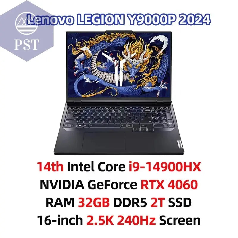 Lenovo Legion Y9000P E-Sports Gaming Laptop i9 14900HX RTX 4060-4090 32GB 1TB 2TB PST PS Tradings Laptop PST PS Tradings i9-14900HX-32G-2T-spain PST PS Tradings