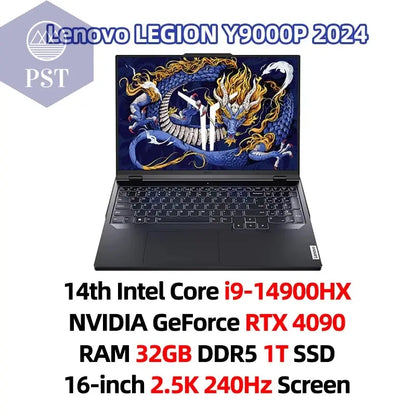 Lenovo Legion Y9000P E-Sports Gaming Laptop i9 14900HX RTX 4060-4090 32GB 1TB 2TB PST PS Tradings Laptop PST PS Tradings i9-14900HX-4090-1T-spain PST PS Tradings