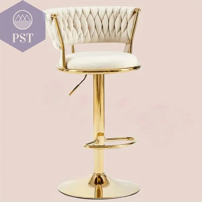 Luxuriöser, verstellbarer Barstuhl für das Büro mit Rückenlehne, hoher Lift-Barstuhl im nordischen Stil, Hokery Kuchenne Now Sierra Möbel       PST PS Tradings