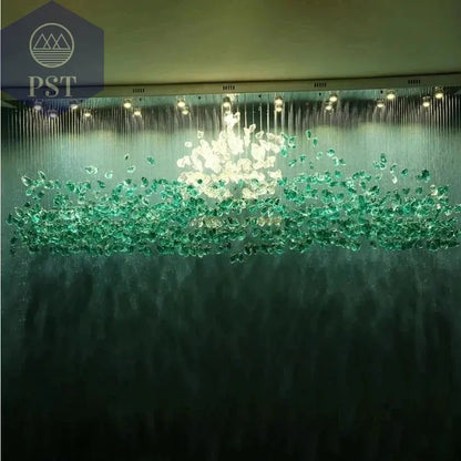 Luxuriöse LED Kristall Deckenleuchte Entrée Wohnzimmer Deckenbeleuchtung PST PS Tradings Deckenleuchte PST PS Tradings  PST PS Tradings