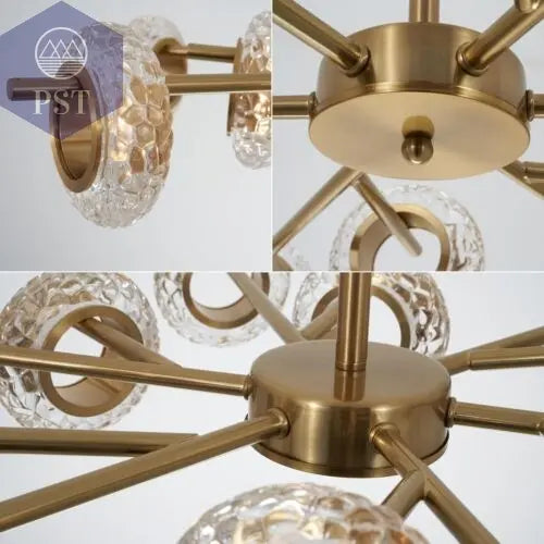 Modern 12-Light Modern Crystal Chandelier Elegant Lightning PST PS Tradings  PST PS Tradings  PST PS Tradings Modern 12-Light Modern Crystal Chandelier Elegant Lightning
