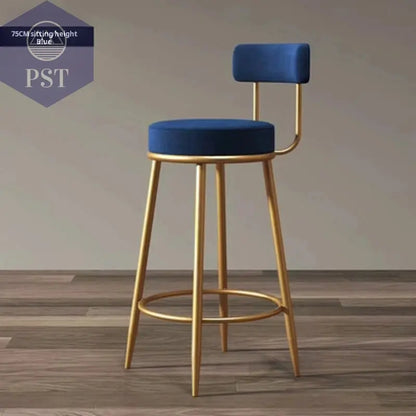 Moderne Einfachheit nordischen Barhocker ins Licht Luxus Bar stuhl Design Hocker nach Hause mit Rückenlehne Leders essel Theke Arbeits hocker       PST PS Tradings