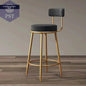 Moderne Einfachheit nordischen Barhocker ins Licht Luxus Bar stuhl Design Hocker nach Hause mit Rückenlehne Leders essel Theke Arbeits hocker       PST PS Tradings