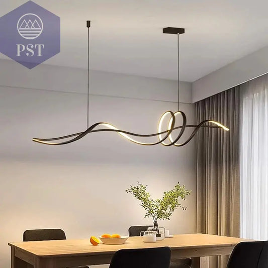 Moderne Pendelleuchte LED Esstischlampe Deckenleuchter 160cm PST PS Tradings Pendelleuchte PST PS Tradings  PST PS Tradings