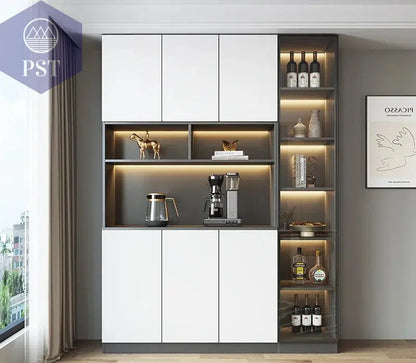 Moderne Wohnzimmerschrank mit Glastüren PST PS Tradings  PST PS Tradings 160x40x220cm-G PST PS Tradings