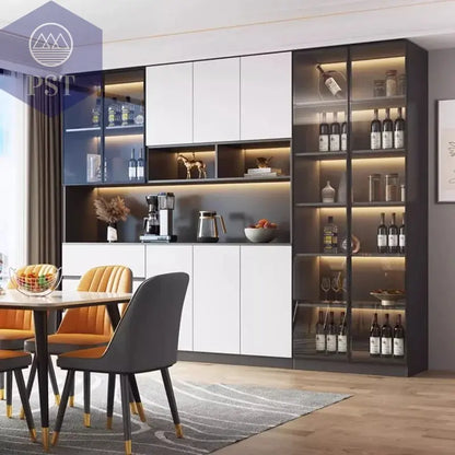 Moderne Wohnzimmerschrank mit Glastüren PST PS Tradings  PST PS Tradings  PST PS Tradings