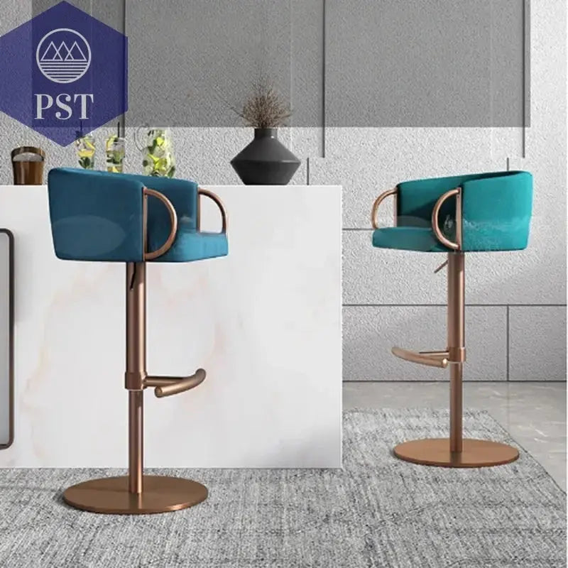 Moderner Luxus höhenverstellbar drehend Hotel Cafe Barhocker Hochstuhl Küche Lounge Stuhl personalisierbar SAMT Metall PST PS Tradings  PST PS Tradings  PST PS Tradings Moderner Luxus höhenverstellbar drehend Hotel Cafe Barhocker Hochstuhl Küche Lounge Stuhl personalisierbar SAMT Metall