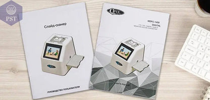 QPIX 22 MP 35mm Portable Film Scanners 135 110 126KPK Super 8 Negative Slide Holder Photo Scanner Film Digital Converter - Property & Safety Tradings