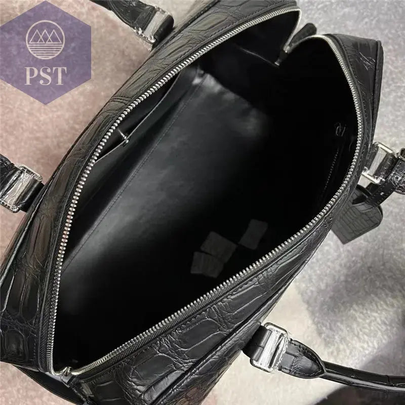 Reisetasche Stylishes Krokodil-Muster Herren Gepäck PST PS Tradings Taschen PST PS Tradings  PST PS Tradings Reisetasche Stylishes Krokodil-Muster Herren Gepäck Taschen