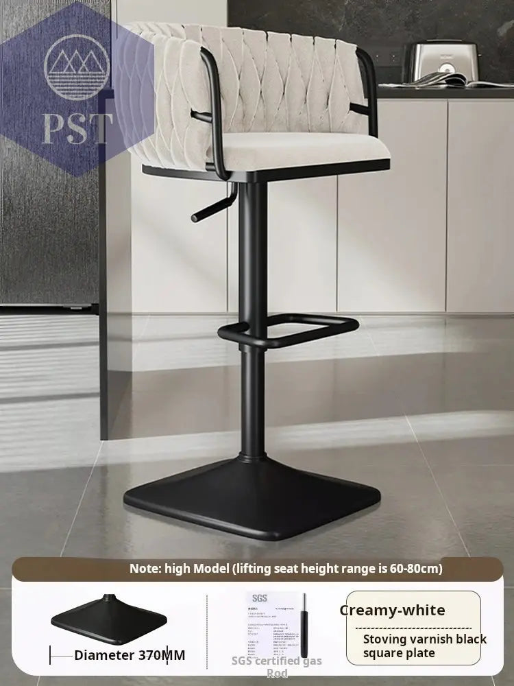 Samt Bar Stuhl Home Küche Hoch hocker Cafe Lift Drehstuhl Luxus Theken hocker moderner Bar stuhl mit Rückenlehnen möbeln       PST PS Tradings