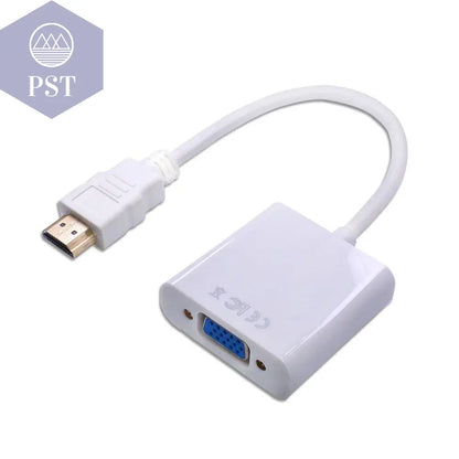 TISHRIC HDMI-compatible TO VGA Adapter 1080P Digital TO Analog Audio Converter Male To Famale For PC Laptop TV Box Projector - Property & Safety Tradings