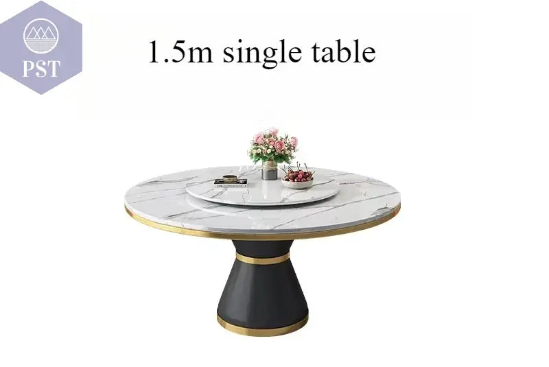 Tische runder Esstisch Marmor Optik italienische Design Möbel PST PS Tradings Esstisch PST PS Tradings style8 PST PS Tradings