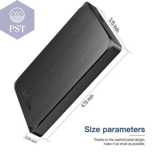 UnionSine HDD 2.5" 2/6 PCS Portable External Hard Drive 500gb/750GB/1TB USB3.0 Storage Compatible for PC, Mac, Desktop,Laptop,TV - PST PS Tradings